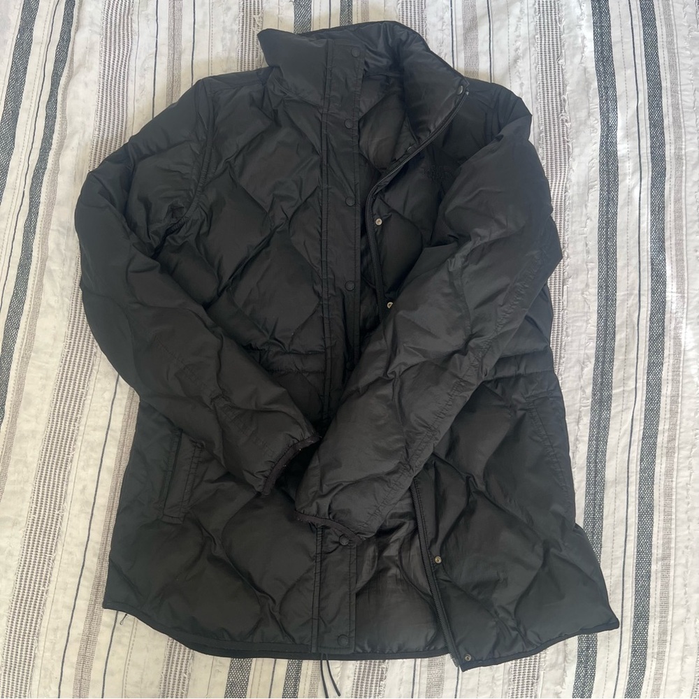 Women's Black Northface Quilted Jacket